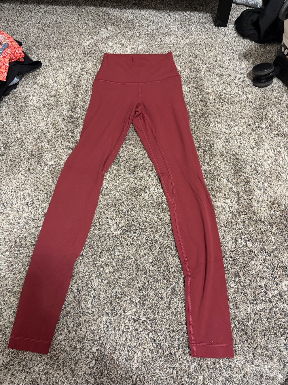 High-Waist Bugandy LULU LEMON align leggings